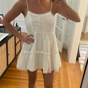 Urban Outfitters white flowy dress size S
